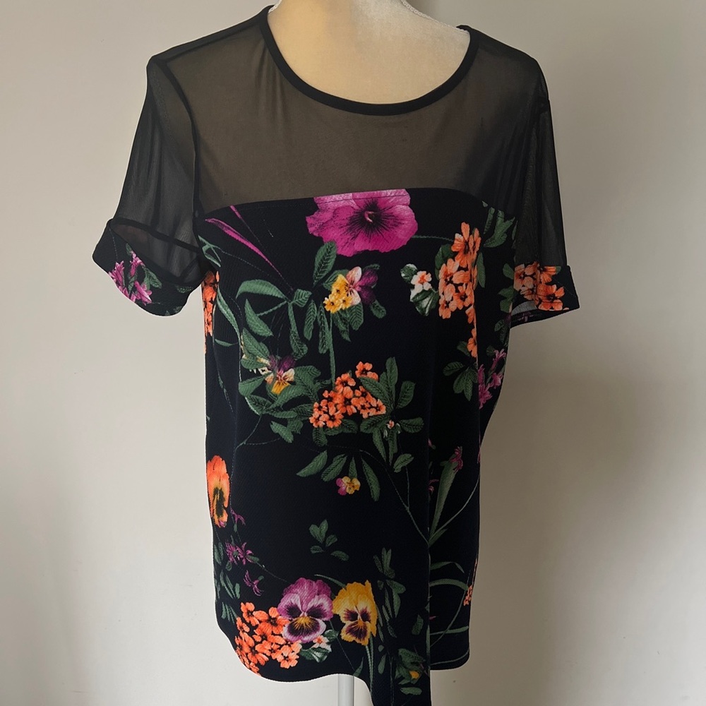 ASOS Maternity Women’s Blue Floral Blouse top size 8